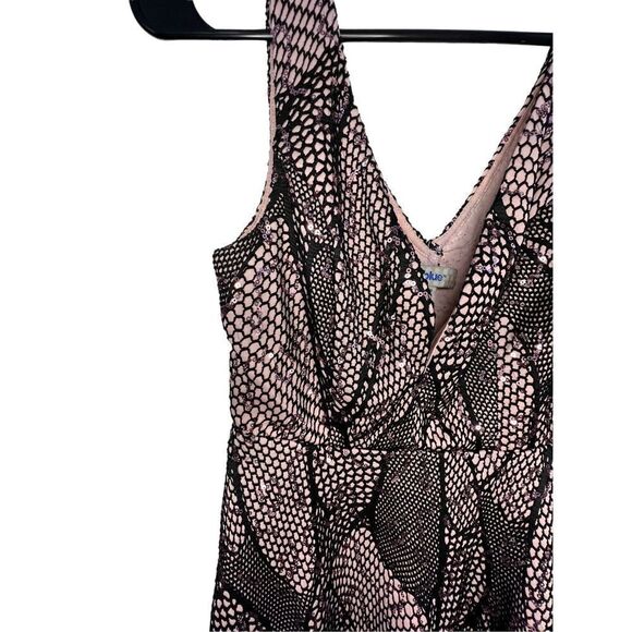 Bailey Blue, Pink and Black Sequin Dress - Picture 2 of 4